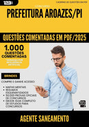 1000 Questões Comentadas para Concurso Agente De Saneamento da Prefeitura Aroazes Pi 2025 - 1000 Questões
