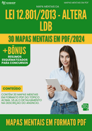 Mapas Mentais da Lei 12.801/2013 - Altera Ldb | loja123shop
