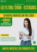 Mapas Mentais da Lei 11.788/2008 - Estágios | loja123shop