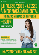Mapas Mentais da Lei 10.650/2003 - Acesso À Informação Ambiental | loja123shop