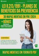 Mapas Mentais da Lei 8.213/1991 - Planos De Benefícios Da Previdência | loja123shop