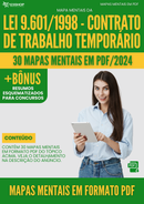 Mapas Mentais da Lei 9.601/1998 - Contrato De Trabalho Temporário | loja123shop