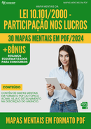 Mapas Mentais da Lei 10.101/2000 - Participação Nos Lucros | loja123shop