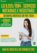 Mapas Mentais da Lei 8.935/1994 - Serviços Notariais E Registrais | loja123shop