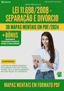 Mapas Mentais da Lei 11.698/2008 - Separação E Divórcio | loja123shop
