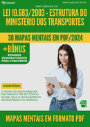 Mapas Mentais da Lei 10.683/2003 - Estrutura Do Ministério Dos Transportes | loja123shop