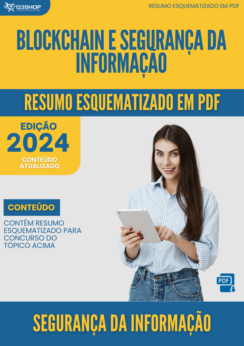 Resumo Esquematizado de Segurança Da Informação Sobre Blockchain E Segurança Da Informação para Concursos | loja123shop