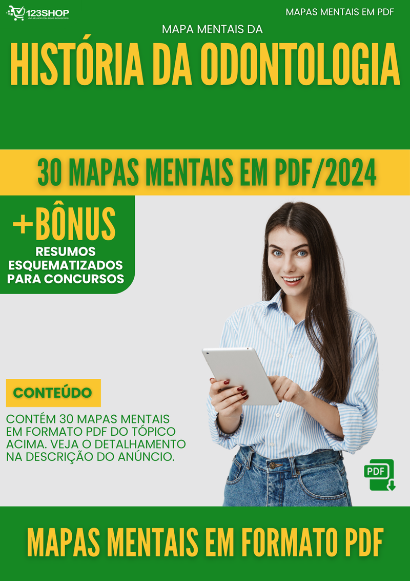 Mapas Mentais de História Da Odontologia | loja123shop