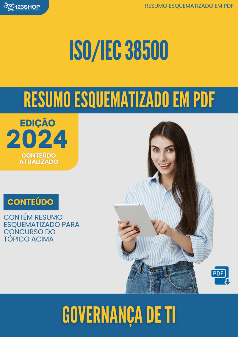 Resumo Esquematizado de Governança De Ti Sobre Iso/Iec 38500 para Concursos | loja123shop