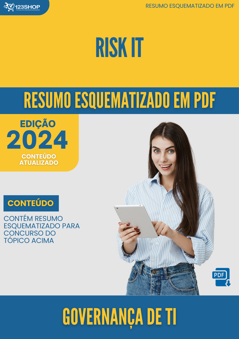 Resumo Esquematizado de Governança De Ti Sobre Risk It para Concursos | loja123shop