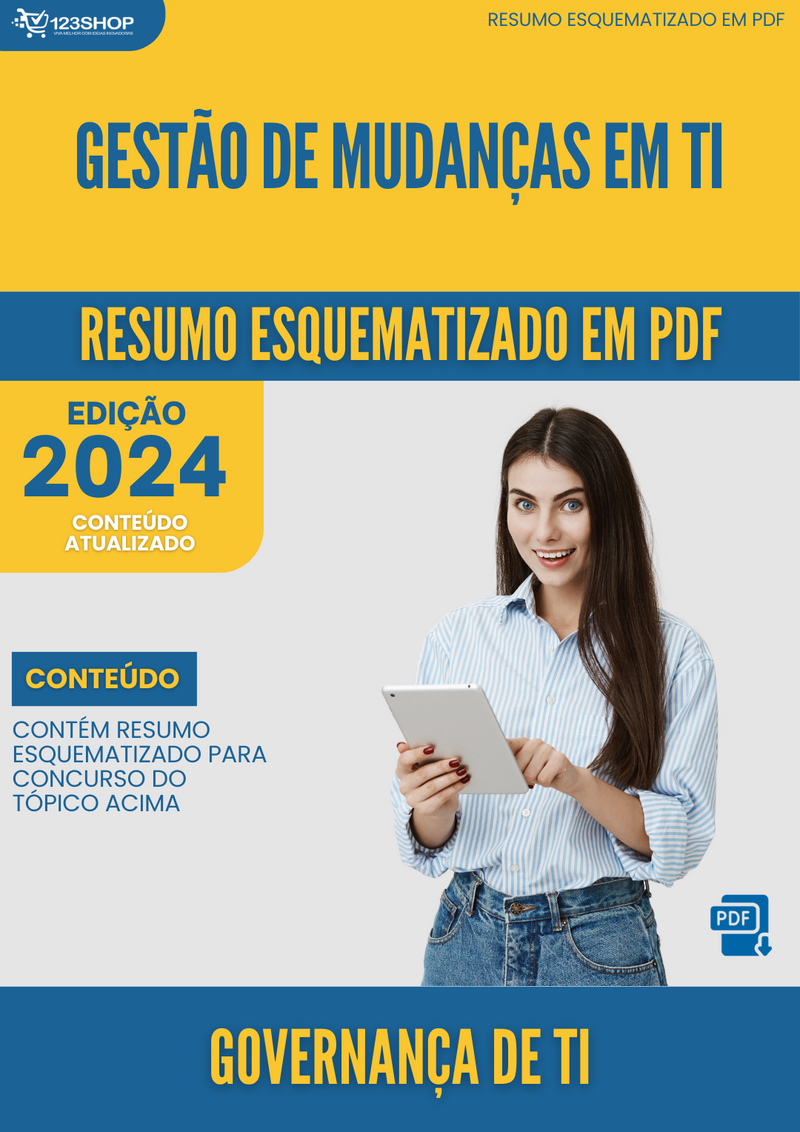 Resumo Esquematizado de Governança De Ti Sobre Gestão De Mudanças Em Ti para Concursos | loja123shop