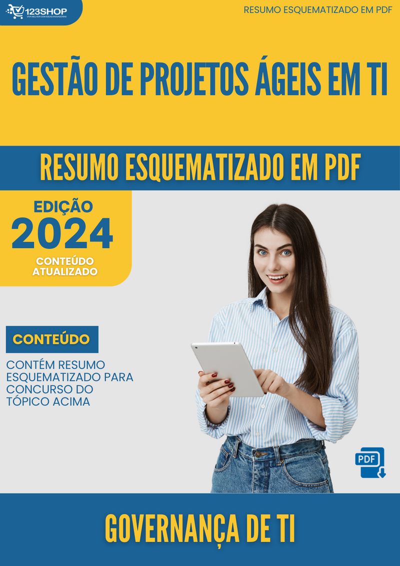 Resumo Esquematizado de Governança De Ti Sobre Gestão De Projetos Ágeis Em Ti para Concursos | loja123shop