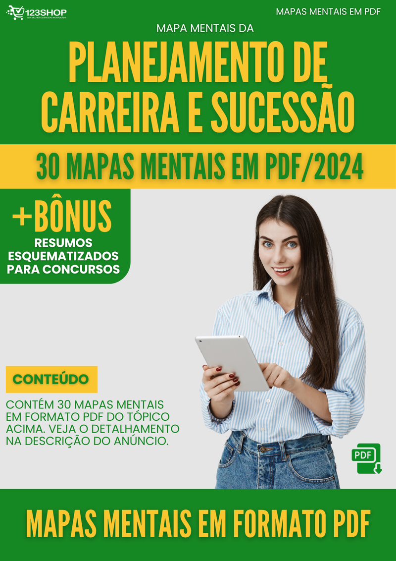 Mapas Mentais de Planejamento De Carreira E Sucessão | loja123shop