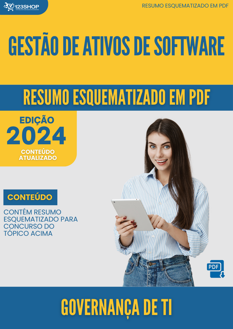 Resumo Esquematizado de Governança De Ti Sobre Gestão De Ativos De Software para Concursos | loja123shop