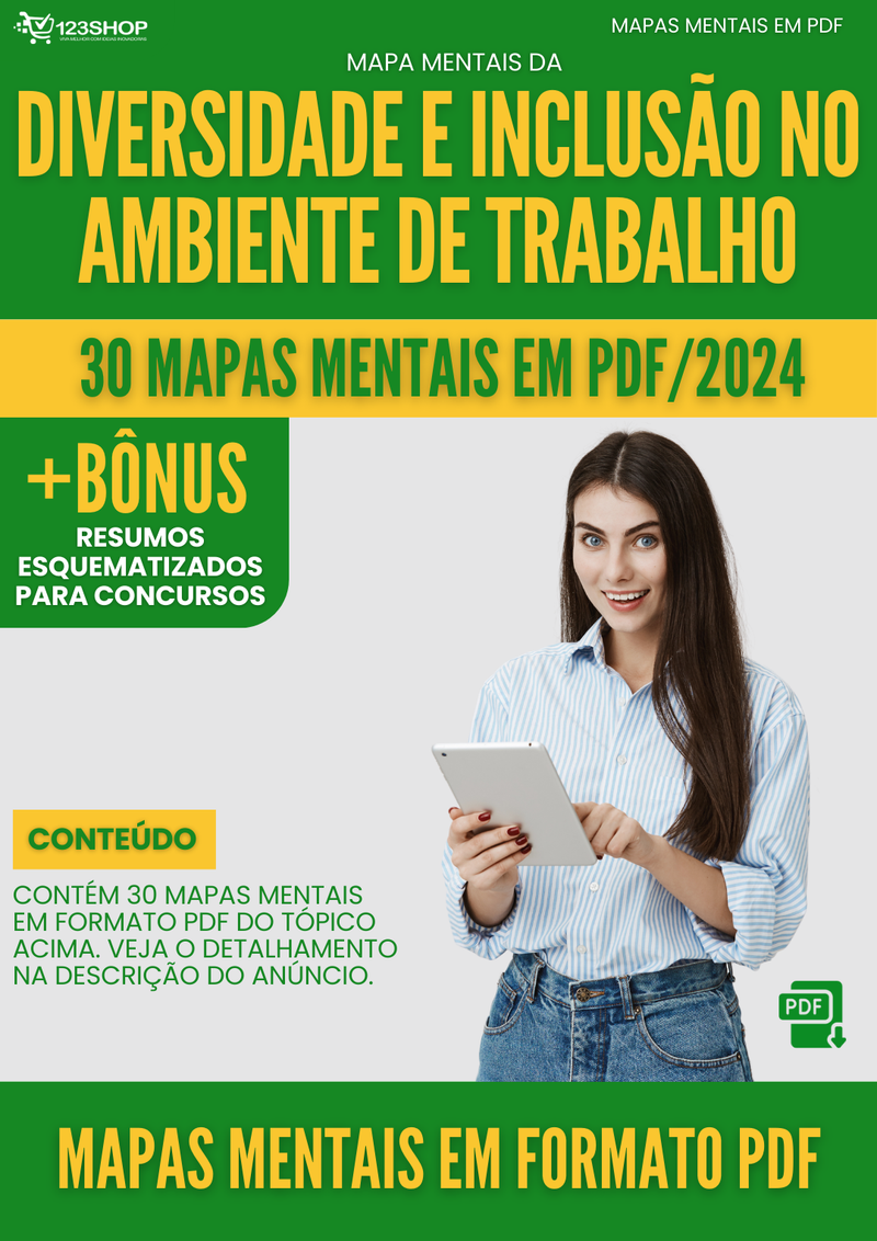 Mapas Mentais de Diversidade E Inclusão No Ambiente De Trabalho | loja123shop