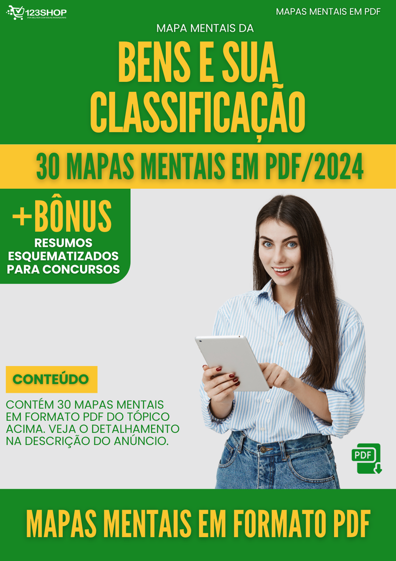 Mapas Mentais de Bens E Sua Classificação | loja123shop