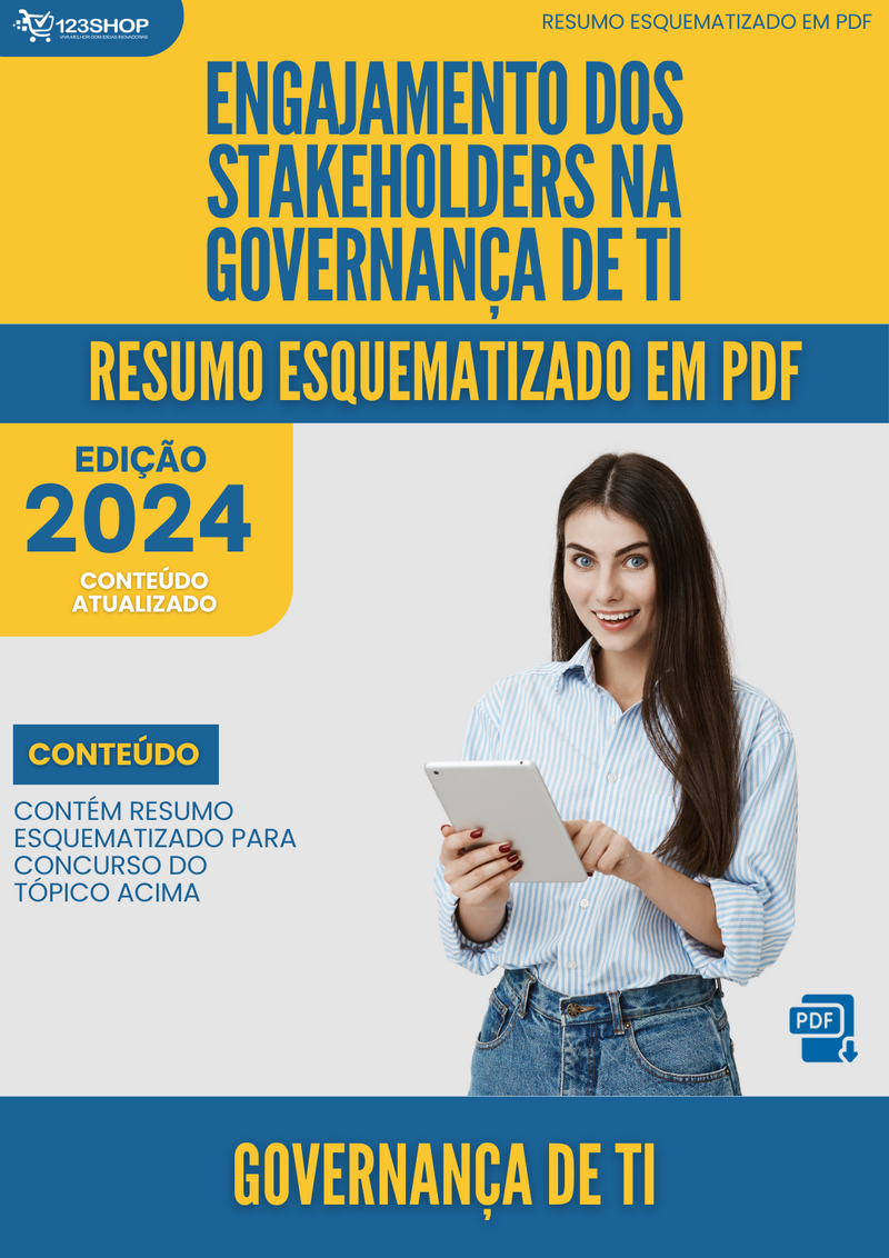 Resumo Esquematizado de Governança De Ti Sobre Engajamento Dos Stakeholders Na Governança De Ti para Concursos | loja123shop