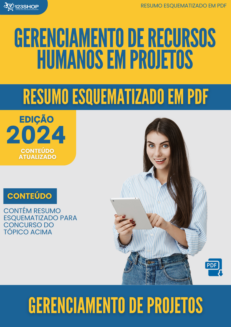 Resumo Esquematizado de Gerenciamento De Projetos Sobre Gerenciamento De Recursos Humanos Em Projetos para Concursos | loja123shop