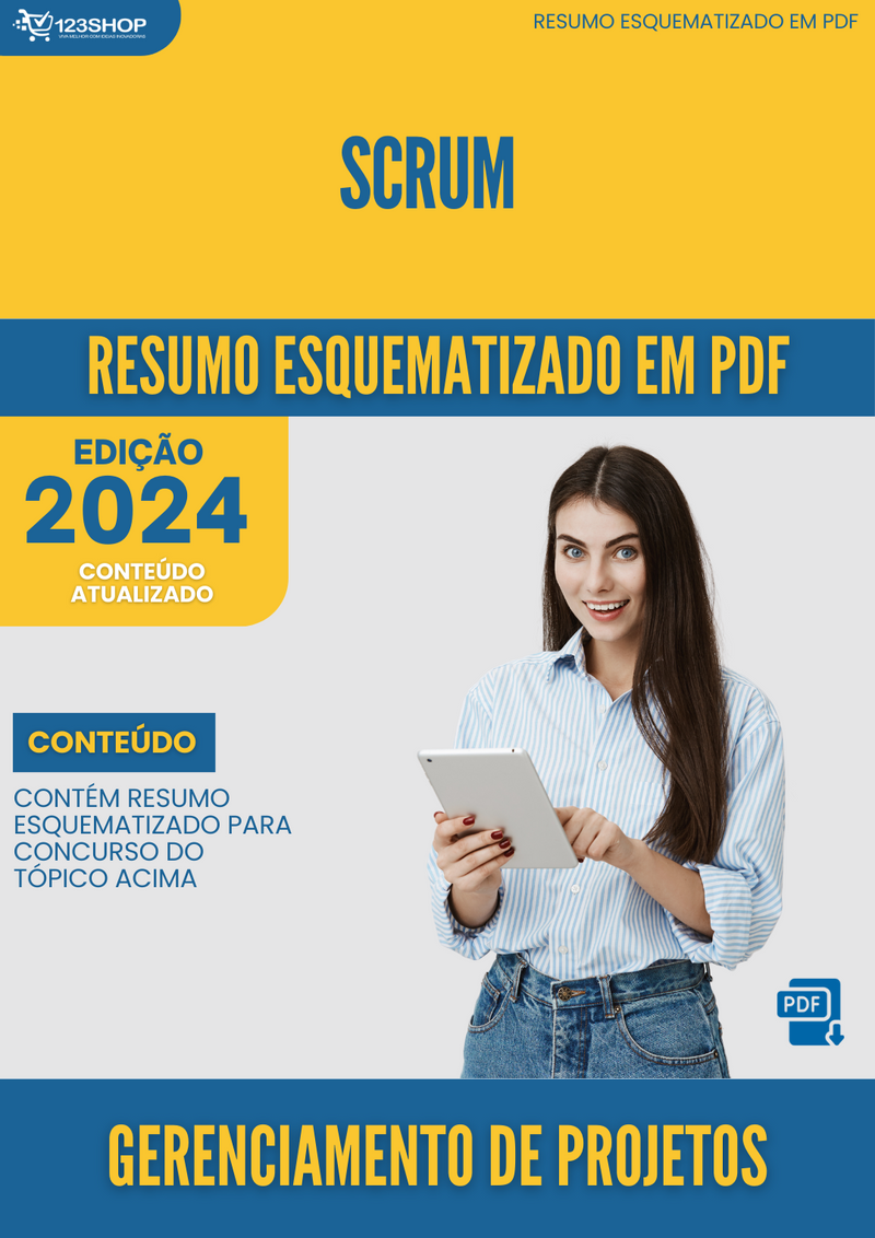 Resumo Esquematizado de Gerenciamento De Projetos Sobre Scrum para Concursos | loja123shop