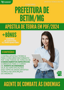 Apostila Teórica de Conhecimentos Específicos para Concurso de Agente de Combate às Endemias da Prefeitura de Betim/MG 2024 | loja123shop