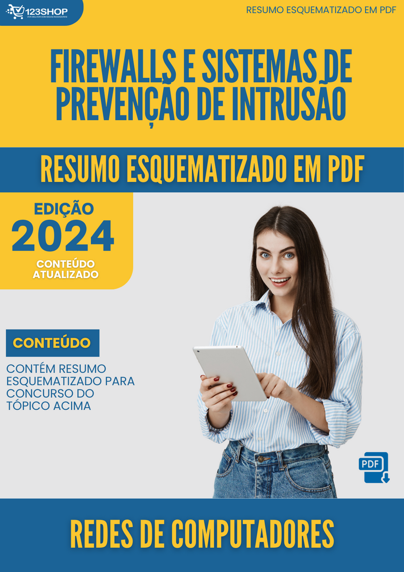 Resumo Esquematizado de Redes De Computadores Sobre Firewalls E Sistemas De Prevenção De Intrusão para Concursos | loja123shop