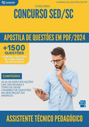 Apostila de Questões para Concurso Assistente Técnico Pedagógico SED SC 2024 - Mais de 1.500 Questões