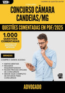 1000 Questões Comentadas para Concurso Advogado Camara da Prefeitura Candeias Mg 2025 - 1000 Questões