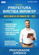 Mapas Mentais para o Concurso Prefeitura Biritiba Mirim/SP para Procurador Jurídico