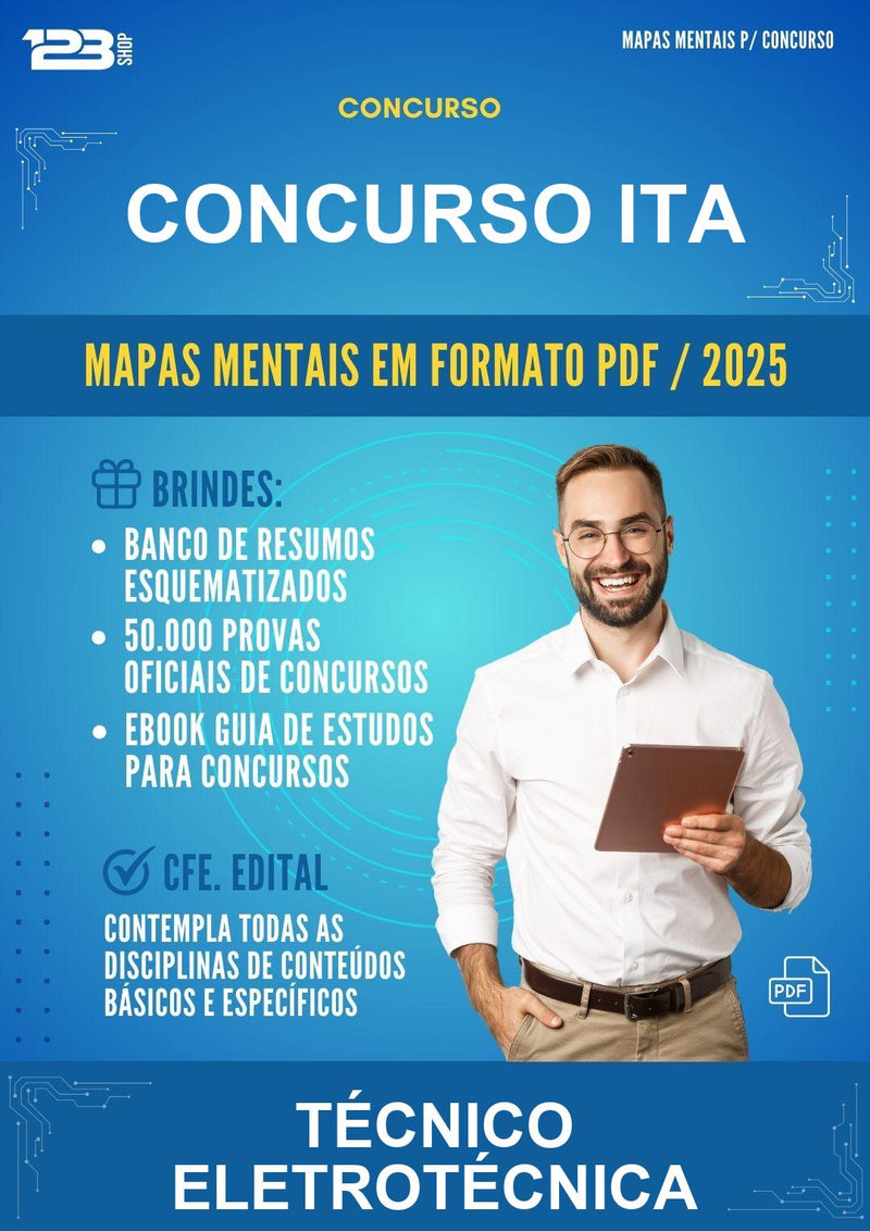 Mapas Mentais para o Concurso Ita para Técnico Eletrotécnica