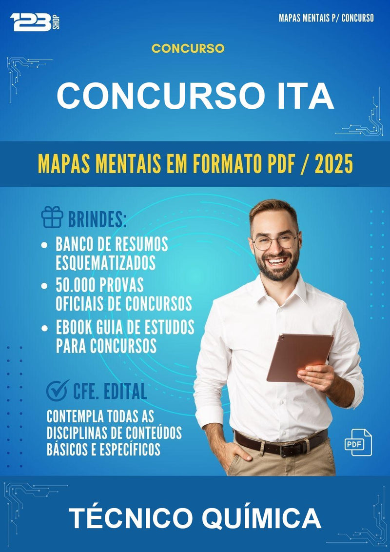 Mapas Mentais para o Concurso Ita para Técnico Química