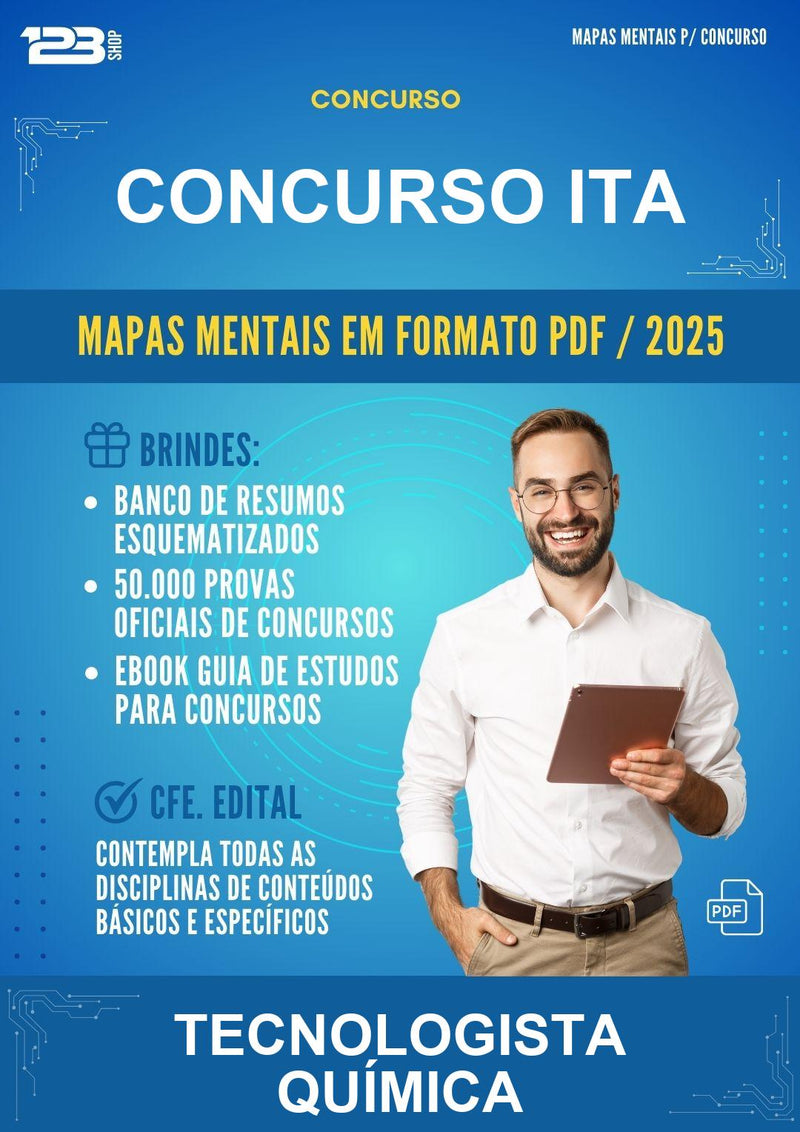 Mapas Mentais para o Concurso Ita para Tecnologista Química