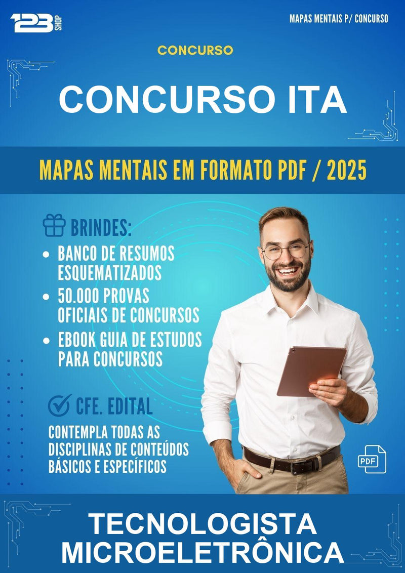 Mapas Mentais para o Concurso Ita para Tecnologista Microeletrônica
