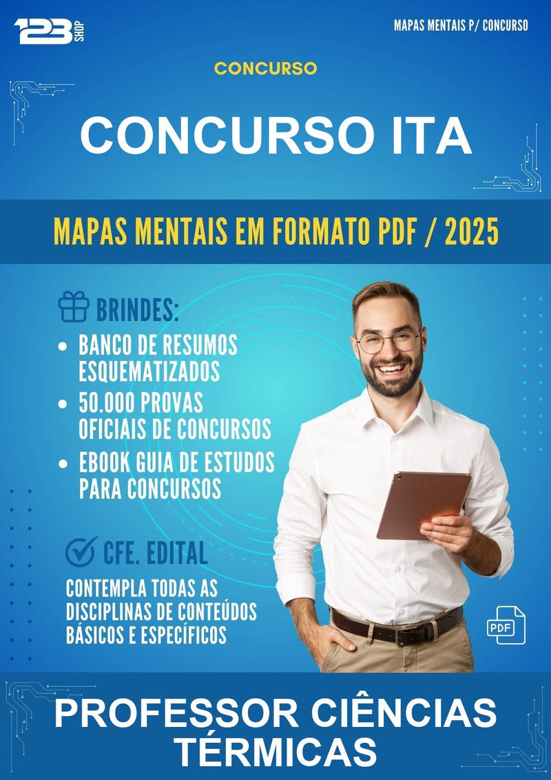 Mapas Mentais para o Concurso Ita para Professor Ciências Térmicas