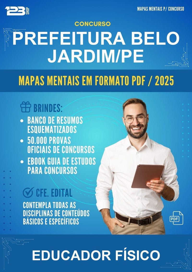 Mapas Mentais para o Concurso Prefeitura Belo Jardim/PE para Educador Físico