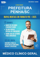 Mapas Mentais para o Concurso Prefeitura Penha/SC para Médico Clínico Geral