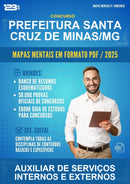 Mapas Mentais para o Concurso Prefeitura Santa Cruz de Minas/MG para Auxiliar de Serviços Internos E Externos