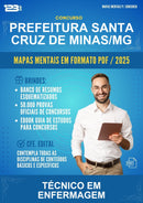 Mapas Mentais para o Concurso Prefeitura Santa Cruz de Minas/MG para Técnico Em Enfermagem