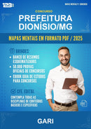 Mapas Mentais para o Concurso Prefeitura Dionísio/MG para Gari