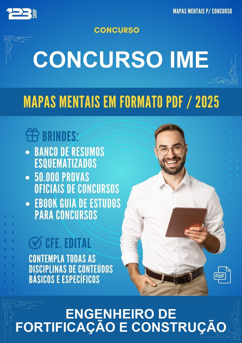 Mapas Mentais para o Concurso Ime para Engenheiro de Fortificação E Construção