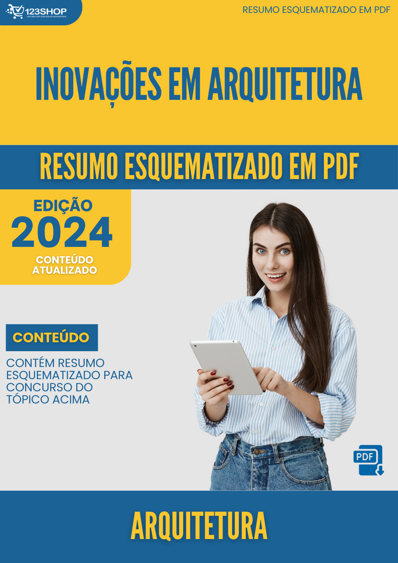 Resumo Esquematizado de Arquitetura Sobre Inovações Em Arquitetura para Concursos | loja123shop