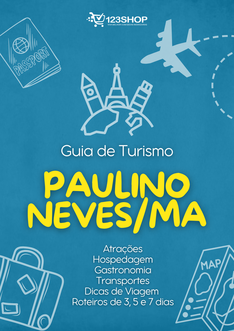 Guia de Turismo de Paulino Neves/Ma | loja123shop