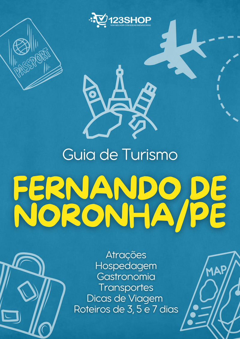 Guia de Turismo de Fernando De Noronha/Pe | loja123shop