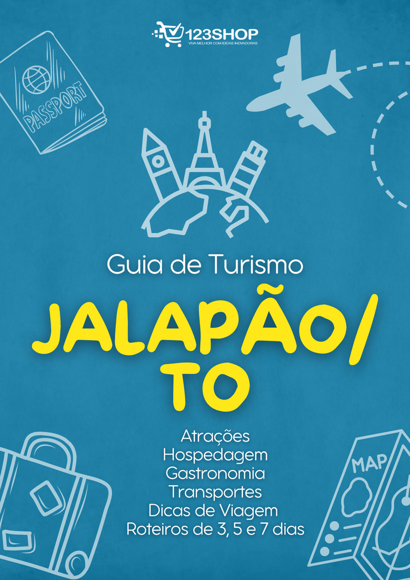 Guia de Turismo de Jalapão/To | loja123shop