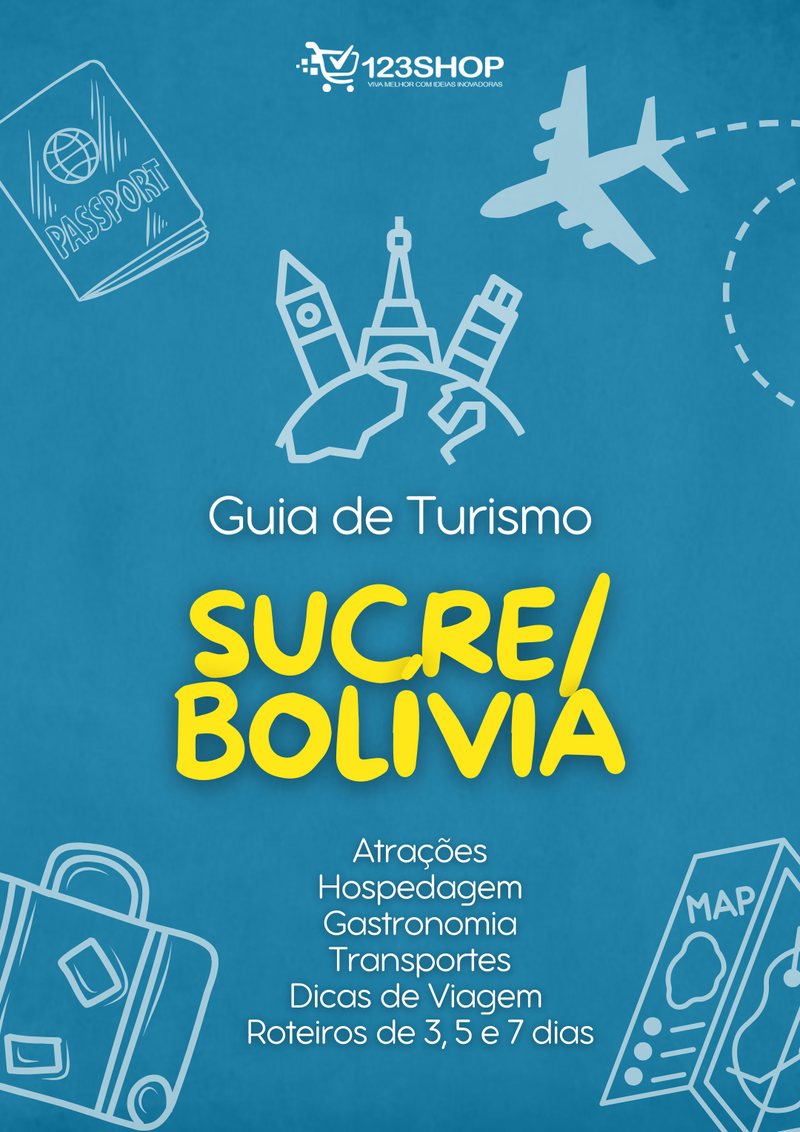 Guia de Turismo de Sucre/Bolívia | loja123shop