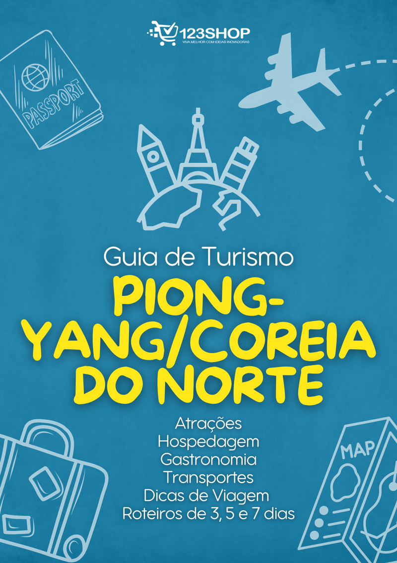 Guia de Turismo de Piong-Yang/Coreia Do Norte | loja123shop