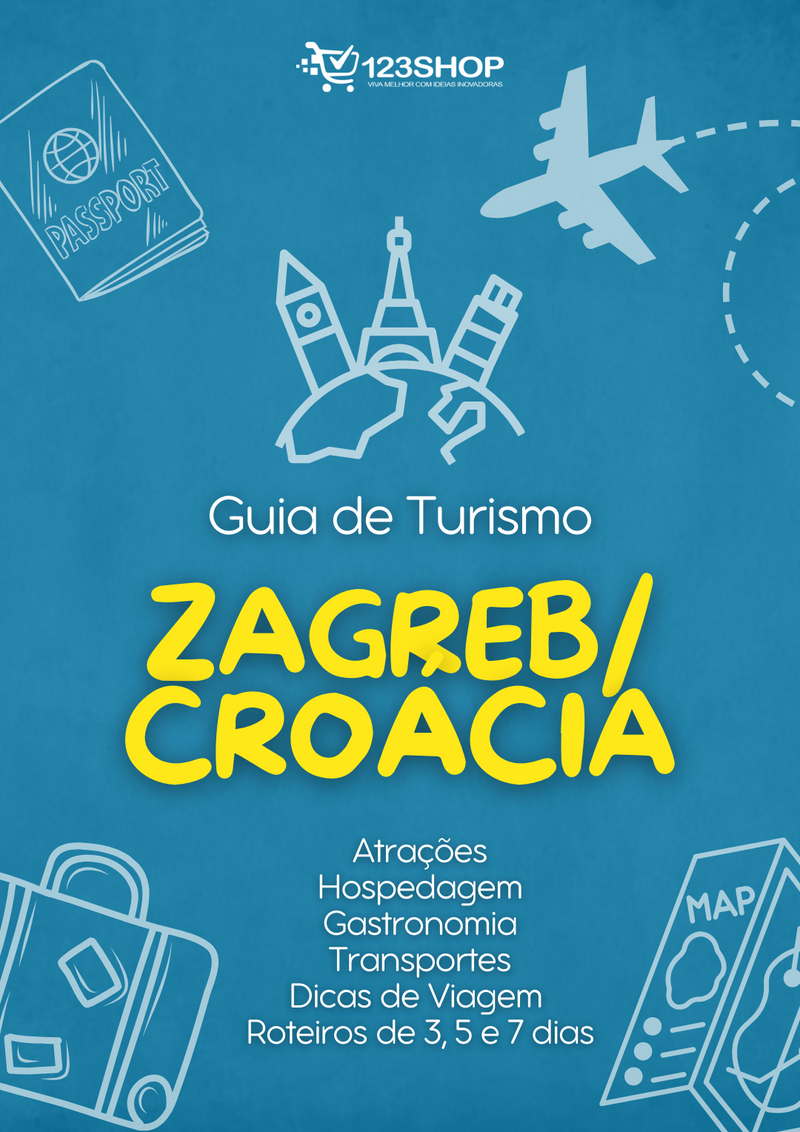 Guia de Turismo de Zagreb/Croácia | loja123shop