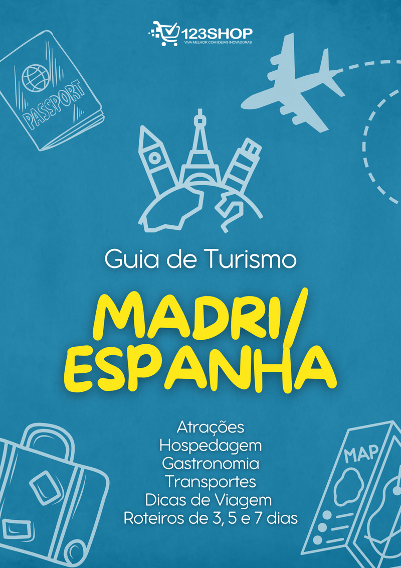 Guia de Turismo de Madri/Espanha | loja123shop