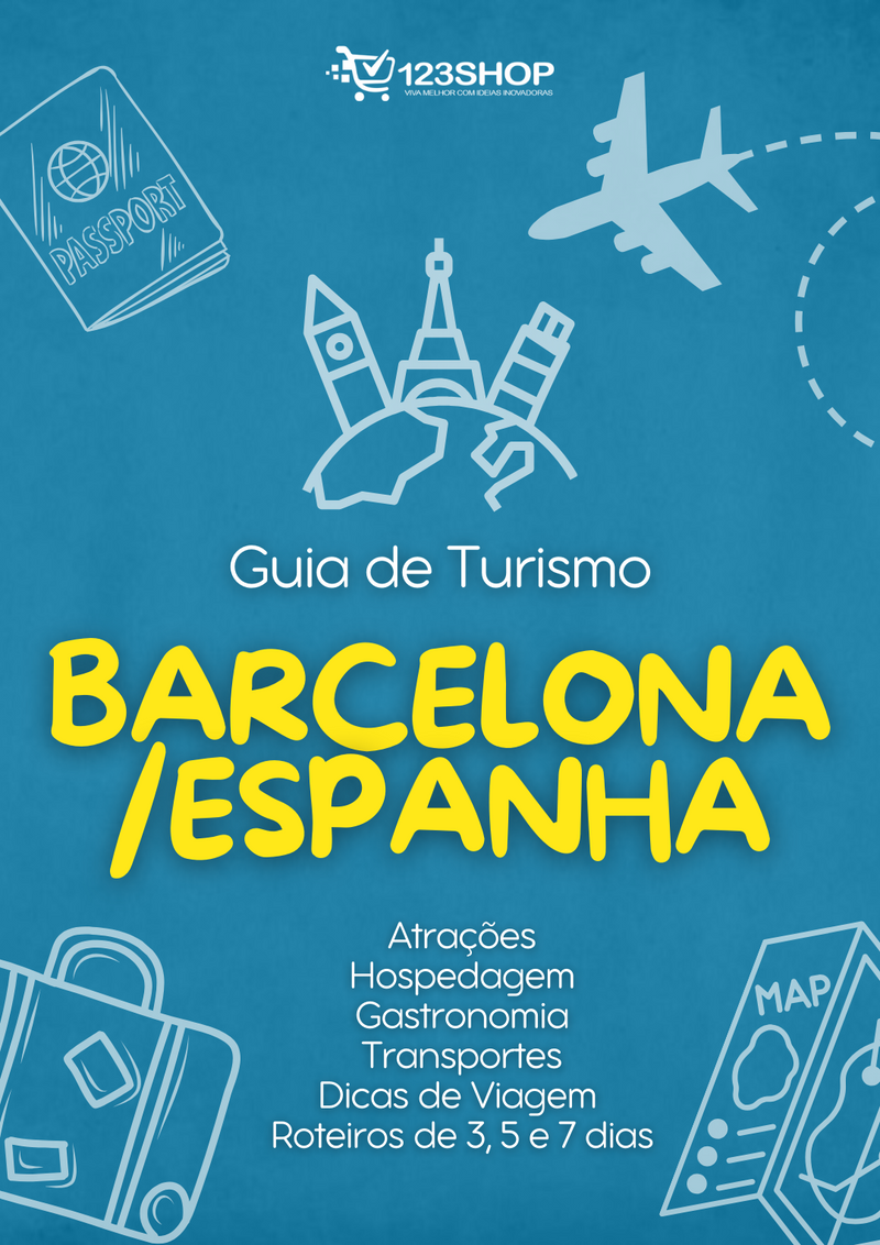 Guia de Turismo de Barcelona/Espanha | loja123shop