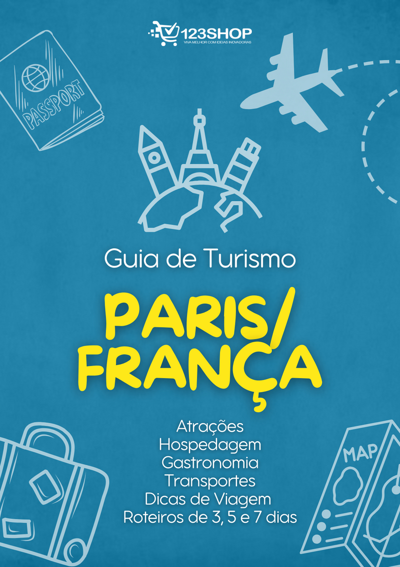 Guia de Turismo de Paris/França | loja123shop