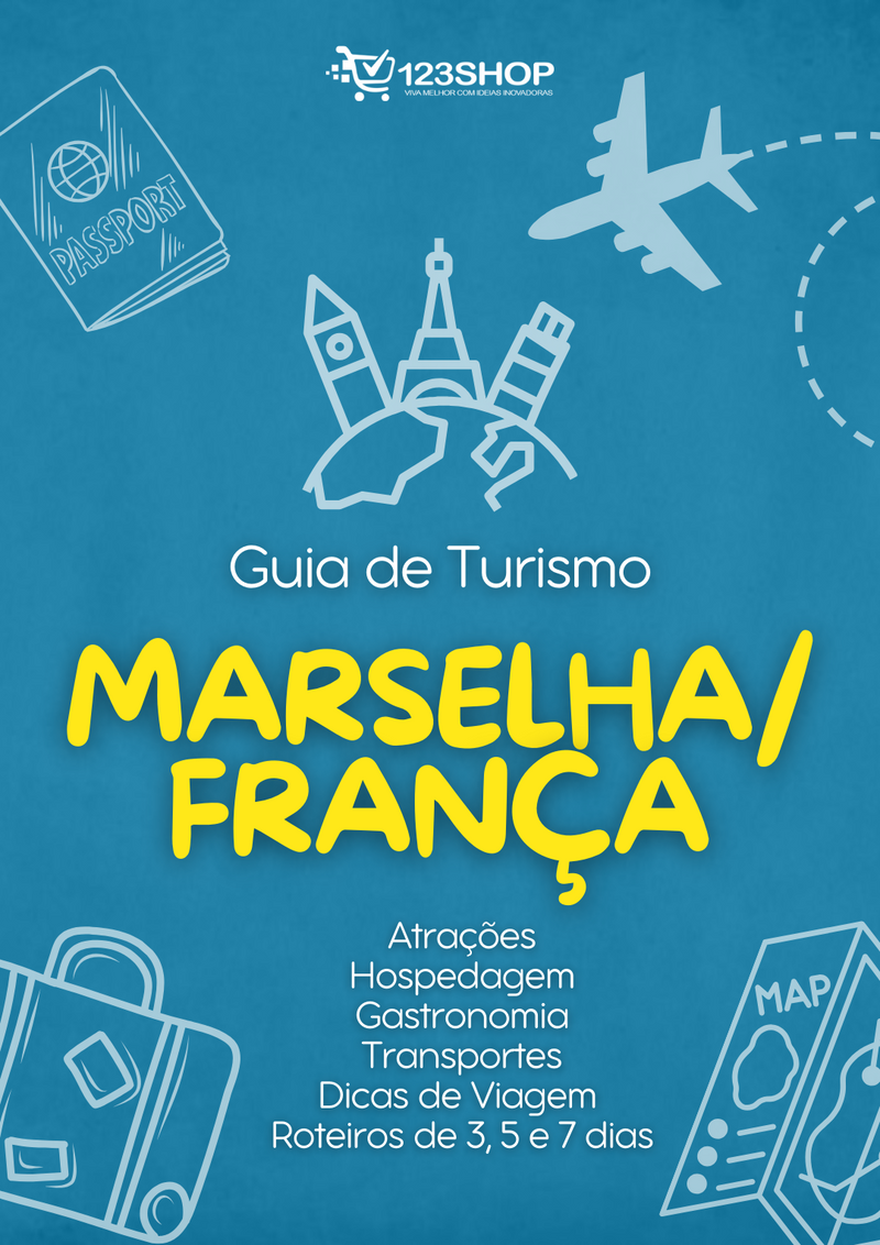 Guia de Turismo de Marselha/França | loja123shop